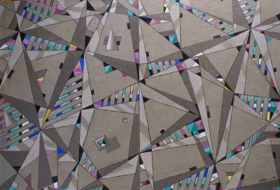Выставка Сергея Дергуна «Цветное за серым», галерея M.A.R.S.H.