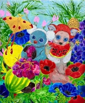Выставка Юлии Кривозубовой «Яблоки и груши», TRIPTYCH Gallery