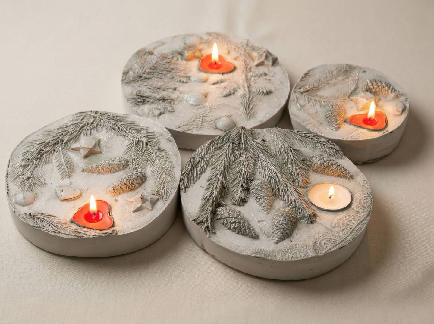 Мастер-класс по созданию новогодних подсвечников